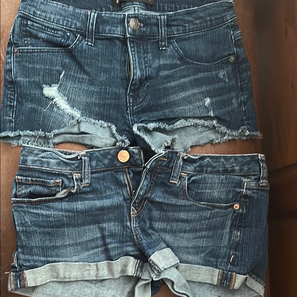 Express Women's Denim Shorts size 6 (2 pairs)